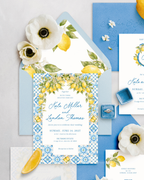 Set di inviti di matrimonio Costiera Amalfitana