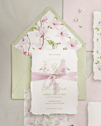 Set di inviti di matrimonio Magnolie